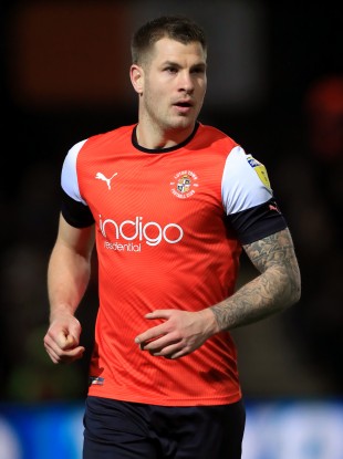 Luton Town's James Collins (file pic).