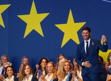 Europe will be led by skipper, Padraig Harrington, next year.