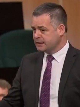 SF Pearse Doherty speaking in the Dáil this afternoon.