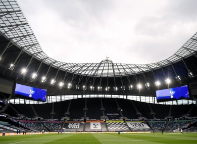 The Tottenham Hotspur Stadium (file pic).