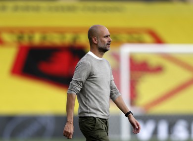 Pep Guardiola wants his players to avoid complacency.