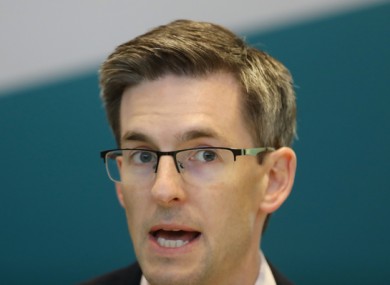 Dr Ronan Glynn at a media briefing last week.