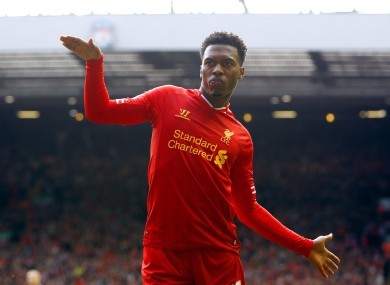 Daniel Sturridge (file pic)