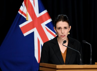 New Zealand Prime Minister Jacinda Ardern