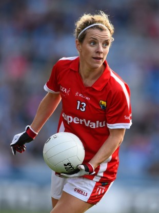 Valerie Mulcahy in full flight during the 2015 All-Ireland senior championship final.