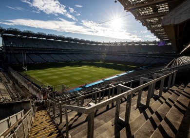 A view of Croke Park.