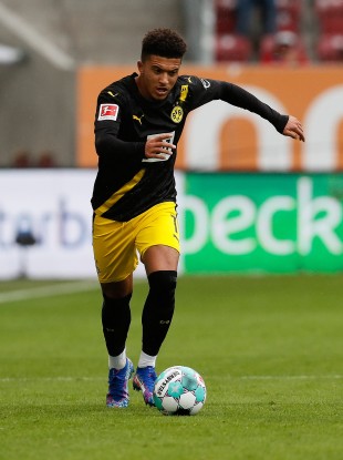 The saga continues: Jadon Sancho (file pic).