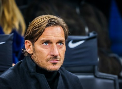 Roma legend Francesco Totti