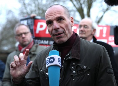 File image of Yanis Varoufakis in February of this year.