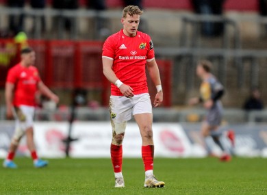 Mike Haley in action for Munster back in February.