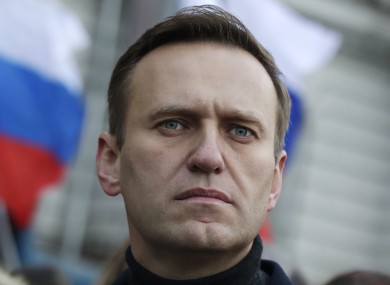 Russian opposition activist Alexei Navalny.