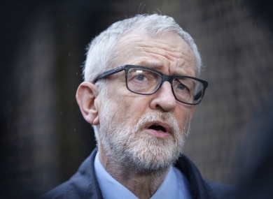 File image of former Labour Party leader Jeremy Corbyn.