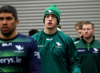 Cormac Daly training with Connacht last January.