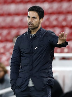 Mikel Arteta (file pic).
