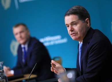 Ministers Paschal Donohoe and Michael McGrath said money is set aside in case measures such as the wage subsidy and PUP need to be extended next year.