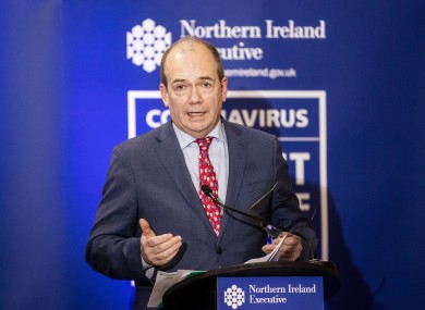Northern Ireland chief medical officer Dr Michael McBride.