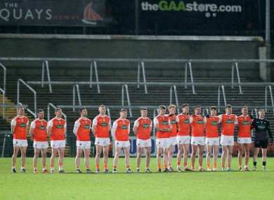 The Armagh team ahead of playing Kildare earlier this year.