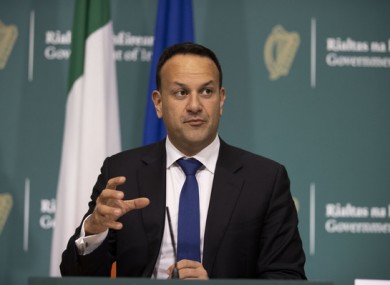 File image of Tánaiste Leo Varadkar.