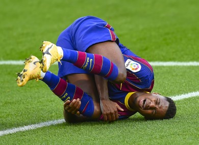 Barcelona's Ansu Fati.