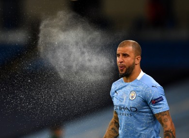 Manchester City's Kyle Walker (file pic).