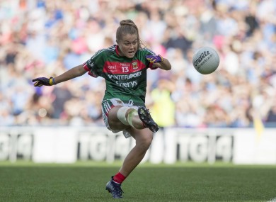 Sarah Rowe was in top form for Mayo today.