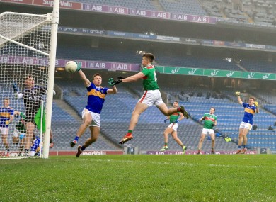 Cillian O'Connor bags Mayo's first goal.