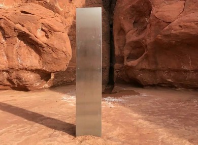 The mysterious silver monolith that was placed in the Utah desert has disappeared less than 10 days after it was spotted by wildlife biologists