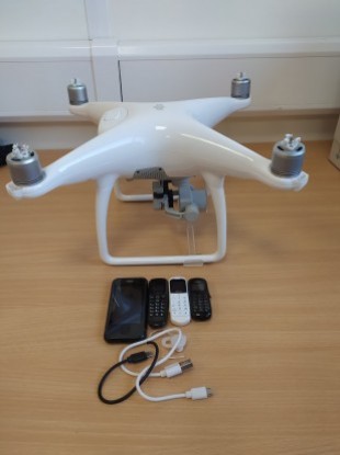 The drone seized by gardaí earlier this week.