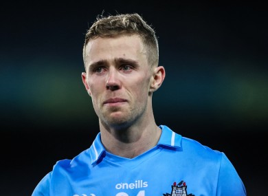 Paul Mannion pictured after Dublin's win over Mayo in last month's All-Ireland final.