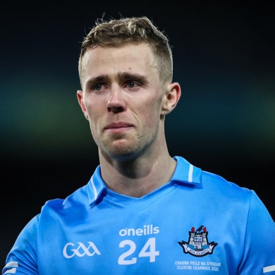 Paul Mannion pictured after Dublin's win over Mayo in last month's All-Ireland final.