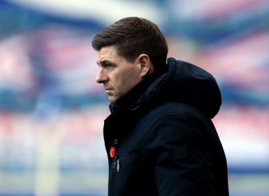 Steven Gerrard (file pic).
