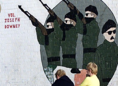 File photo. IRA mural in Belfast