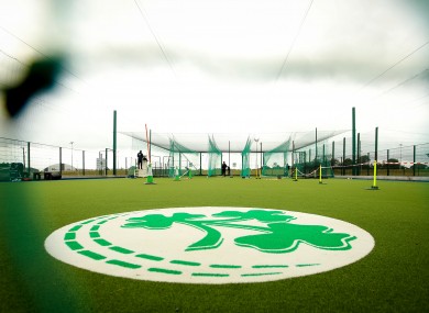 A view of the Cricket Ireland training facility.