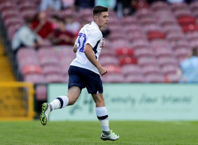 Adam O'Reilly lining out for Preston North End in a pre-season friendly with Cork City.