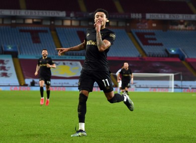 It was a night to remember for Jesse Lingard.