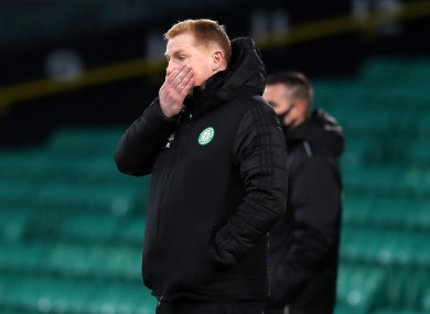 Celtic manager Neil Lennon (file pic).