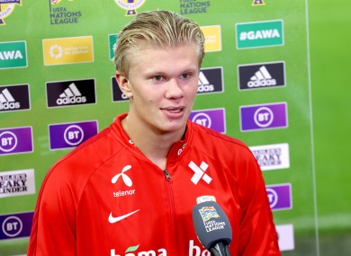 Erling Braut Haaland (file pic).