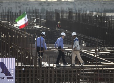 Construction of Iranian nuclear plant in 2019