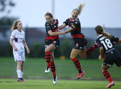 Julie-Ann Russell (left) made the difference for her side today.