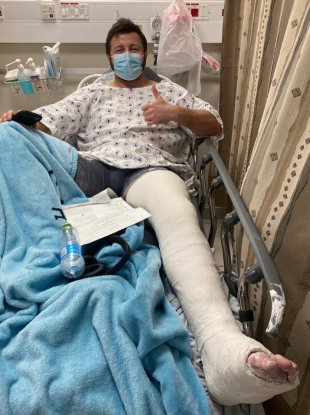 Fletcher: 'Stunned' by the response to his injury.