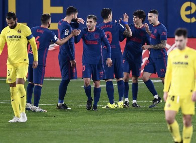 Atletico's Joao Felix celebrates his goal.