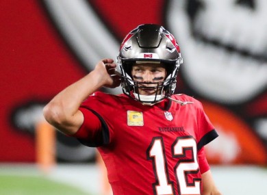 Bucs quarterback Tom Brady.