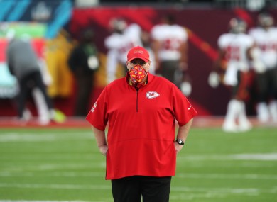 Kansas City Chiefs head coach Andy Reid.