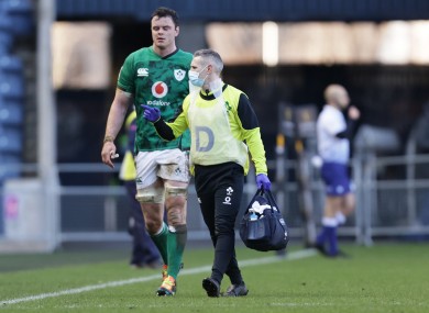 Ryan was replaced late against Scotland.