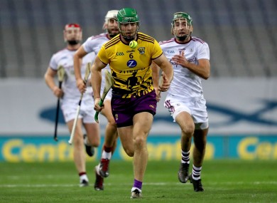 Matthew O'Hanlon in action for the Wexford hurlers last year.