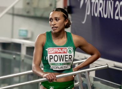 Ireland's Nadia Power after competing in the Women's 800m semi-final.