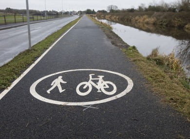 A section of the Royal Canal Greenway in Kildare
