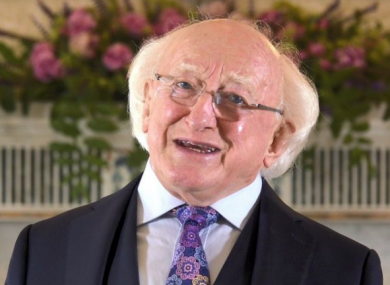 President Michael D Higgins is in his tenth year as Head of State.