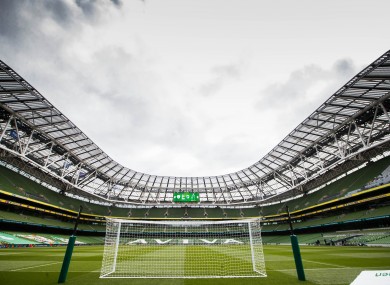 Dublin's Aviva Stadium.