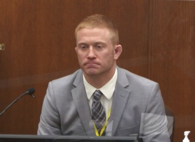 Witness Derek Smith answers questions